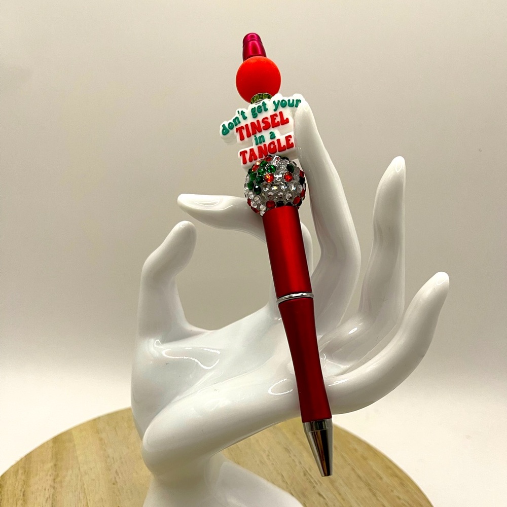 ⛄️ CHRISTMAS PEN ⛄️ - Don’t Get Your Tinsel in a Tangle, with refill